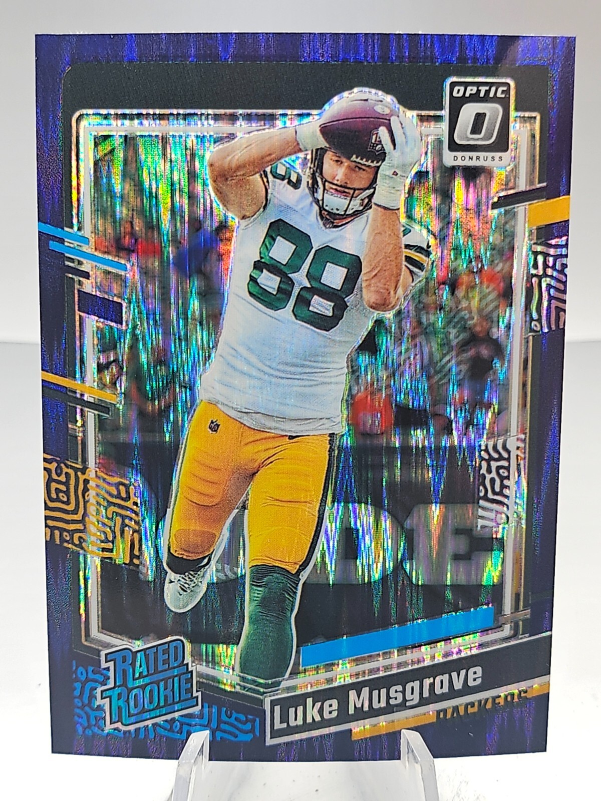 2023 Panini Donruss Optic Luke Musgrave Purple Shock Prizm Rookie #241