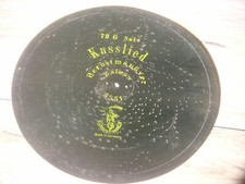 Kusslied Polyphon 28cm Platte Spieluhr Spieldose bells music box 72G disc 11"