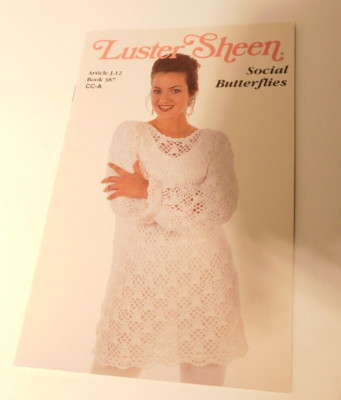 Luster Sheet - Social Butterflies - Crochet and knit women's pattern book