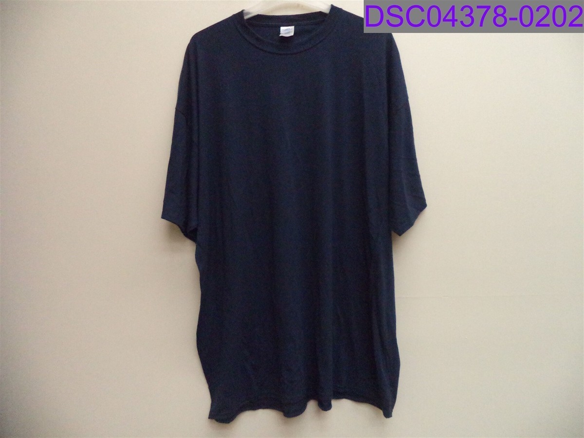 Qty = 4: Port & Company Navy Blue Size 4XL Short Sleeve T-Shirts