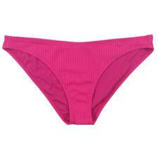 Women's NEW Xhilaration Bikini Bottom Size XL Cheeky Swimsuit Hot Pink Ribbed