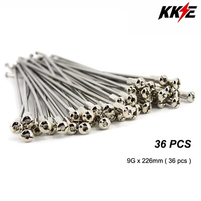 KKE Silver Stainless Spokes for 21'' Front Wheel for  Kawaski KX250F KX450F 06-18