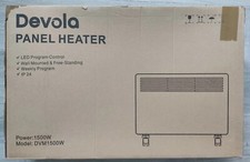 Devola Eco 1.5kw Electric Panel Heater With 24hr/7 Day Timer - DVM1500W