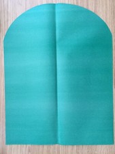 Paper banana leaf - for food serving - large 18x14 inch pack of 100 pieces