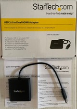 Startech USB 3.0 to Dual HDMI Adapter