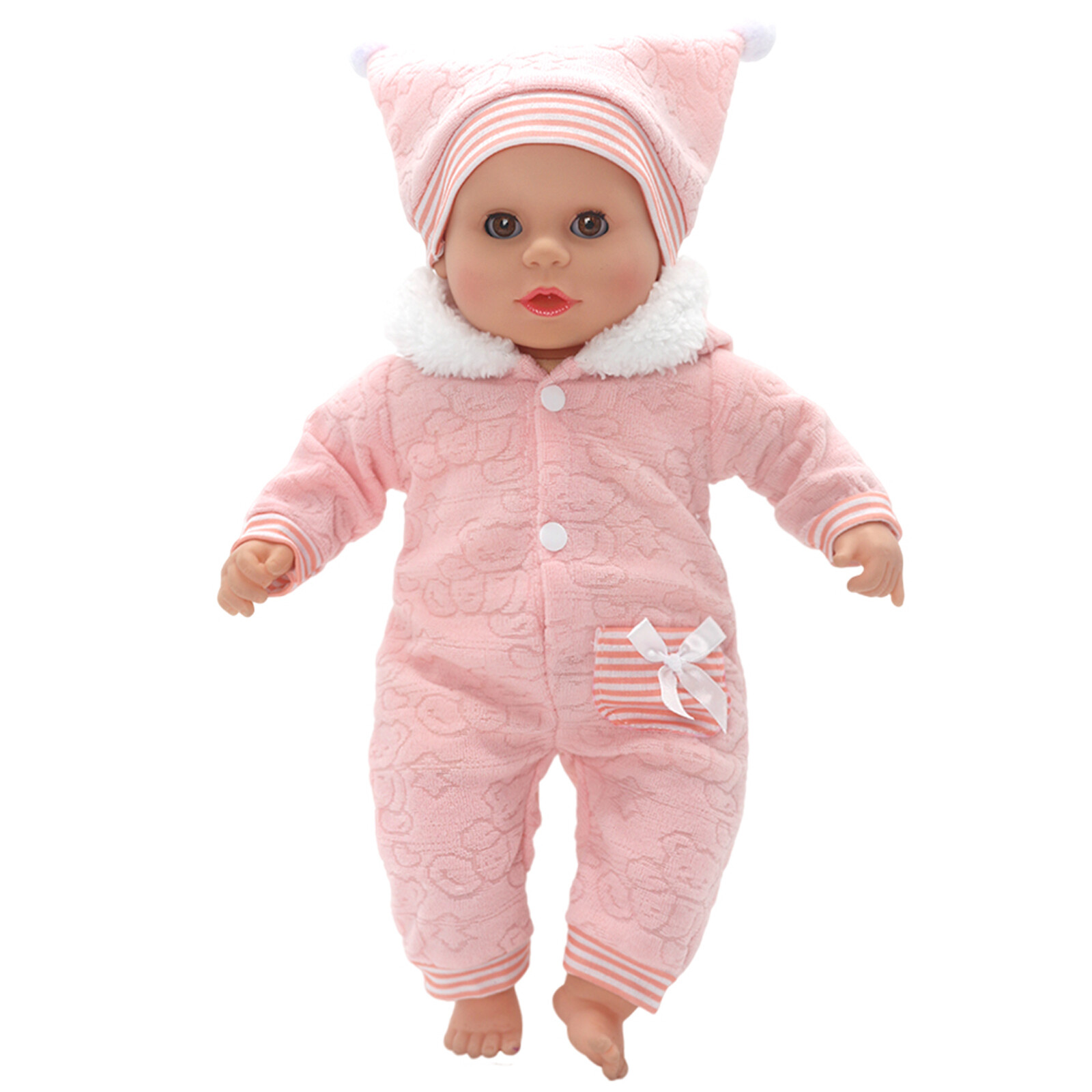 Dolls Clothes with Hat Set for Reborn Baby Doll Boy Girl Gift Baby Doll