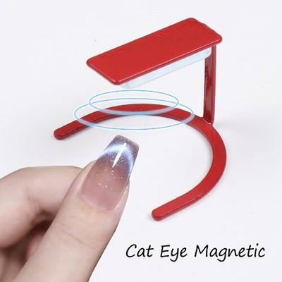 Strong Magnet Holder For Cat Eye Varnish Strip Line Effect SquareShape Nail Tool