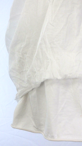 James Lakeland Quirky Top White Sleeveless Cotton Lycra Unusual Draped UK 12 - Picture 6 of 11
