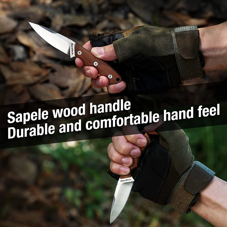 6" Fixed Blade Neck Knife Tactical Hunting Knife Survival Military Fixed Blade - Image 3 of 4