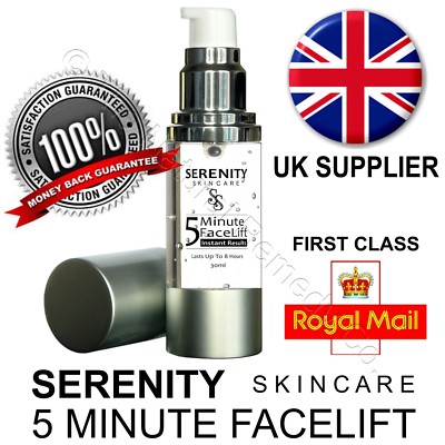 5 Minuten Sofort Facelift Hautstraffung Anti-Aging Falten Serum HYALURONSÄURE