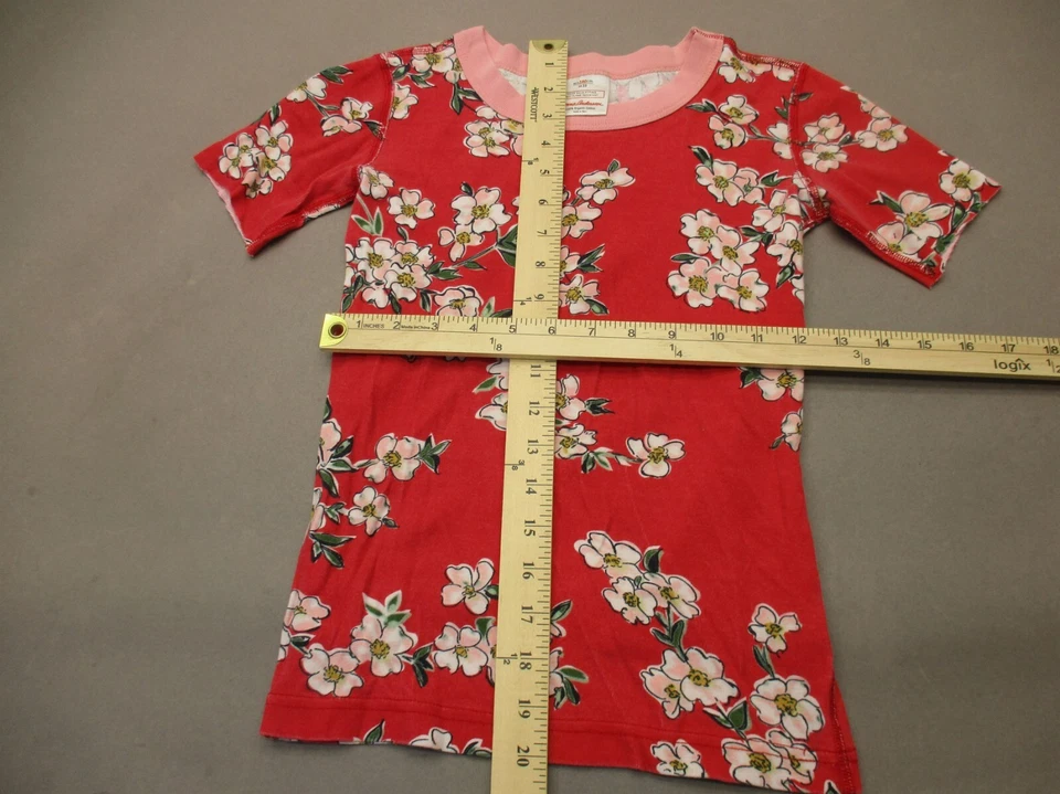 Hanna Andersson Size 10 Girl Multicolor 100% Organic Cotton Short Sleeve Top 515 - Image 2 of 4