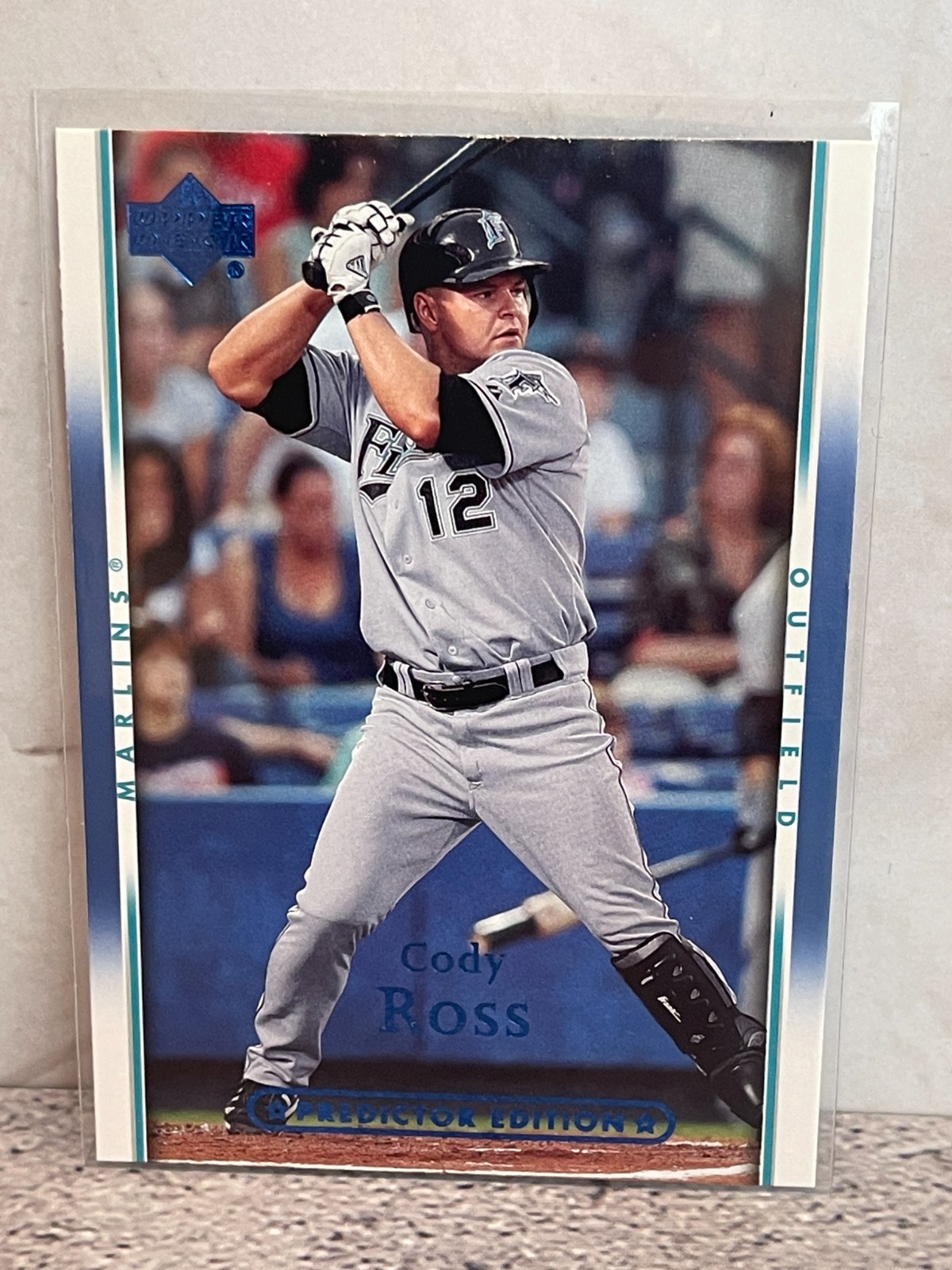 2007 Upper Deck Predictor Blue (Rare Parallel)  #323 Cody Ross