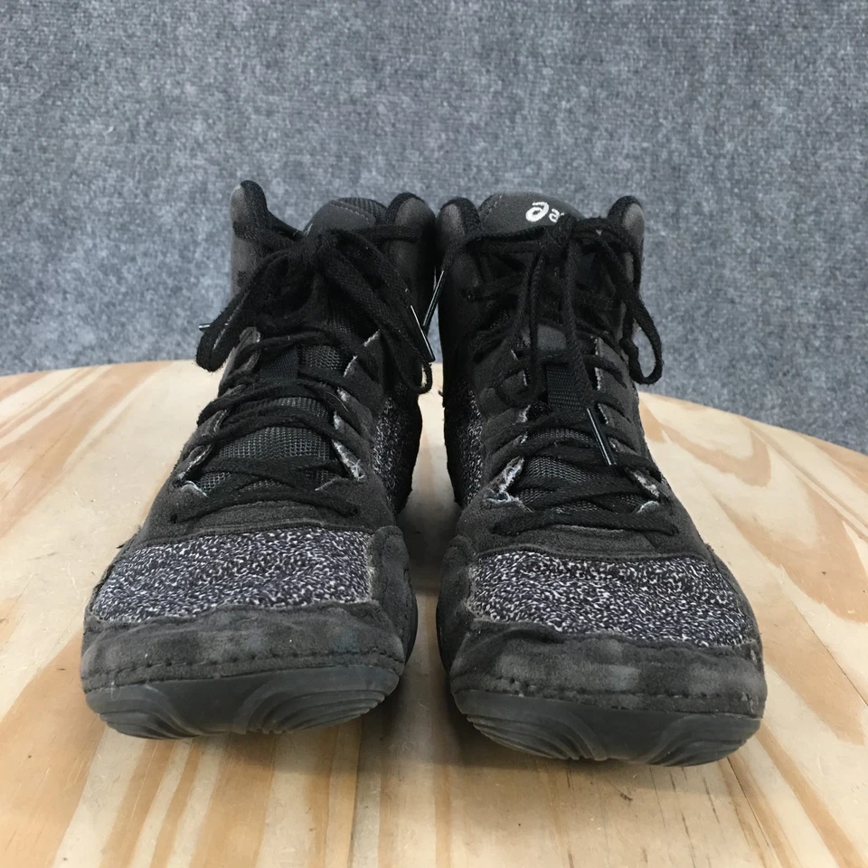 Asics Shoes Womens 7 Black Snapdown 2 Wrestling Sneakers Mid Athletic 1081A027 - Image 4 of 4