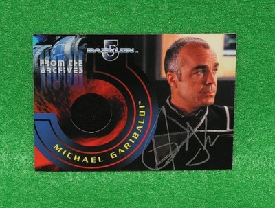 Babylon 5 2002 Costume Card C4 Garibaldi Jerry Doyle Autograph Rittenhouse