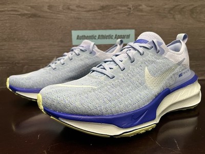 Nike ZoomX Invincible Run 3 Aluminum Racer Blue Running Shoes Mens 9 DR2615-405