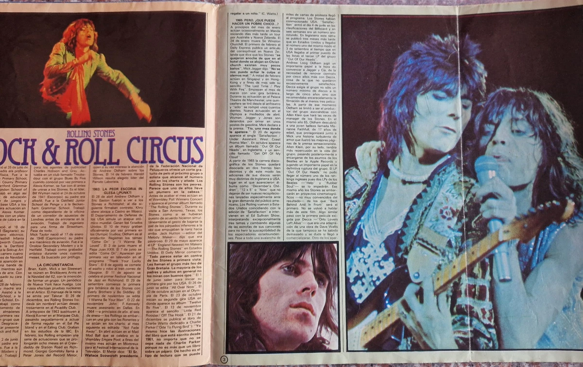 Rolling Stones  POSTER  31x25cm -  90x65cm  70er Jahre