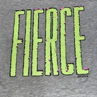 Justice Girls T Shirt FIERCE Sequin Flip Pink/Green Gray Crop Tee Dance 14-16 — photo 2