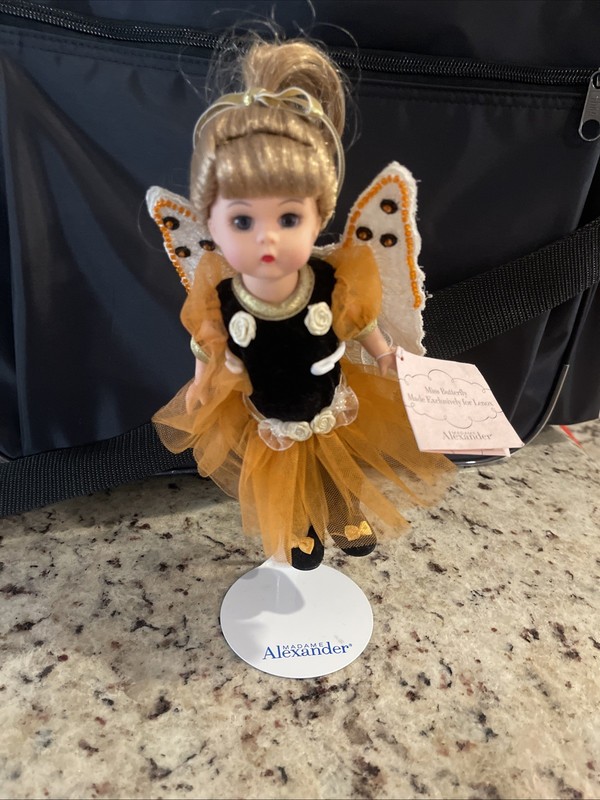 AUTHENTIC Miss Butterfly exclusive Lenox Madame Alexander 8” Doll  No Box.