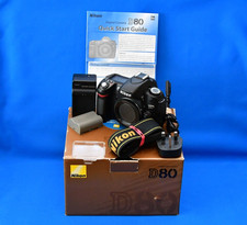 Nikon D80 10.2MP Digital SLR Camera, Fully Tested, Only 9589 shots ,Boxed, VGC