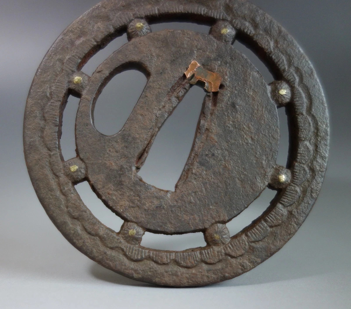 Iron 主1850-1899 年日本刀镡| eBay