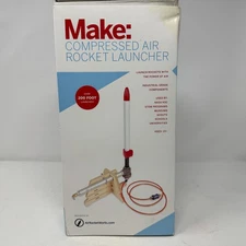 MAKE Compressed Air Rocket Launcher Air Rocket Works 200ft New in Box