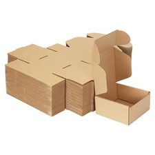 HORLIMER 50 Pack 4x4x2 Inch Small Cardboard Boxes for Posting (10.2x10.2x5.1cm)