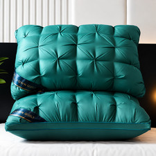 Queen Bed Pillow Ultra Soft Down Alternative Adjustable Hotel Quality Back Sleep