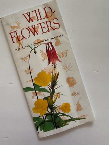 Folleto desplegable Wild Flowers Great Smoky Mts National Park NUEVO - Imagen 1 de 3