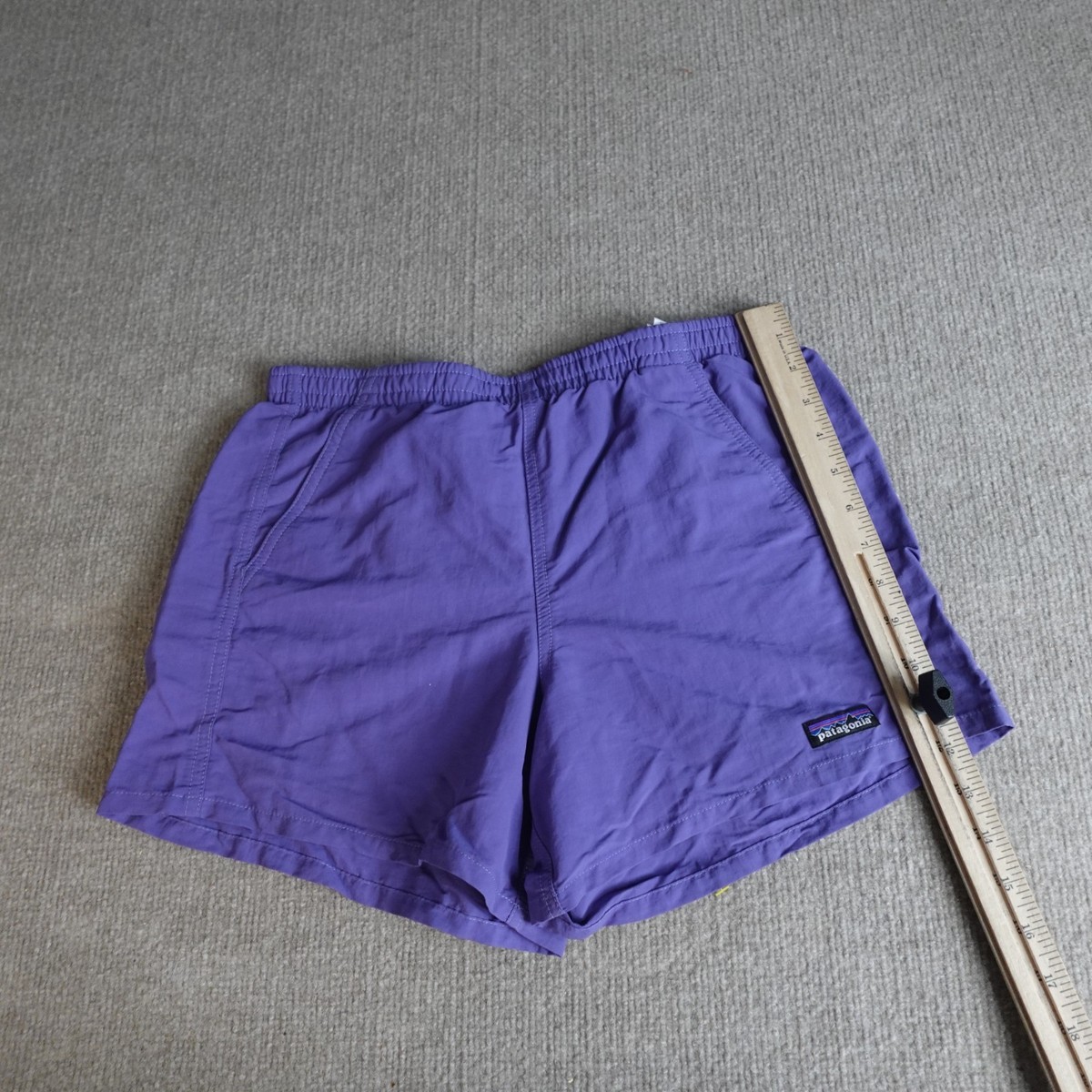 Patagonia Womens Shorts Small Purple Baggies 4