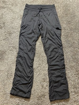 The North Face Aphrodite Pants Women S (28x32) Gray Lightweight Ruched NF00CE4W