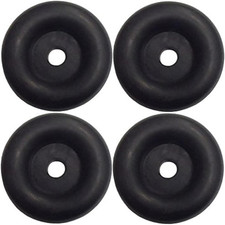  4 Pack 2.5" Trailer Ramp Door Bumper, Compatible with Truck Cargo Hatch - roun