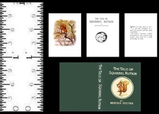 1:12  SCALE MINIATURE BOOK BEATRIX POTTER THE TALE OF SQUIRREL NUTKIN