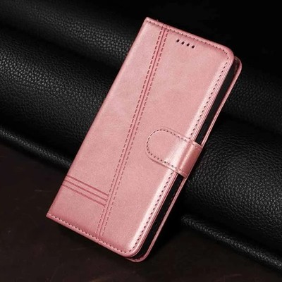 Premium Leder Flip Wallet Case Kartenetui iPhone 16 15 14 13 12 Pro Max