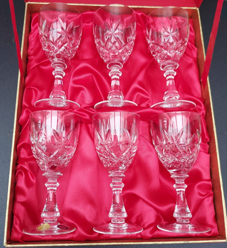 Handgeschliffene Kristallgläser Vintage PRINZESSIN 6 Gläser Set - Bild 4 von 14