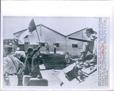 1962 Moslems Demobilized From French Navy Algeria Police War 8X10 Vintage Photo