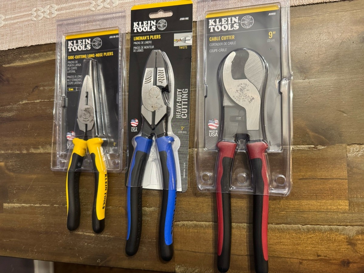 New Klein Journeyman Hand Tools - Linesman Pliers Needle Nose