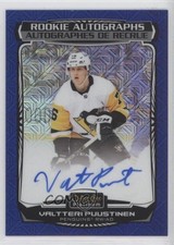 2022-23 O-Pee-Chee Platinum Rookie Blue Traxx Valtteri Puustinen #R-VP Auto q2c