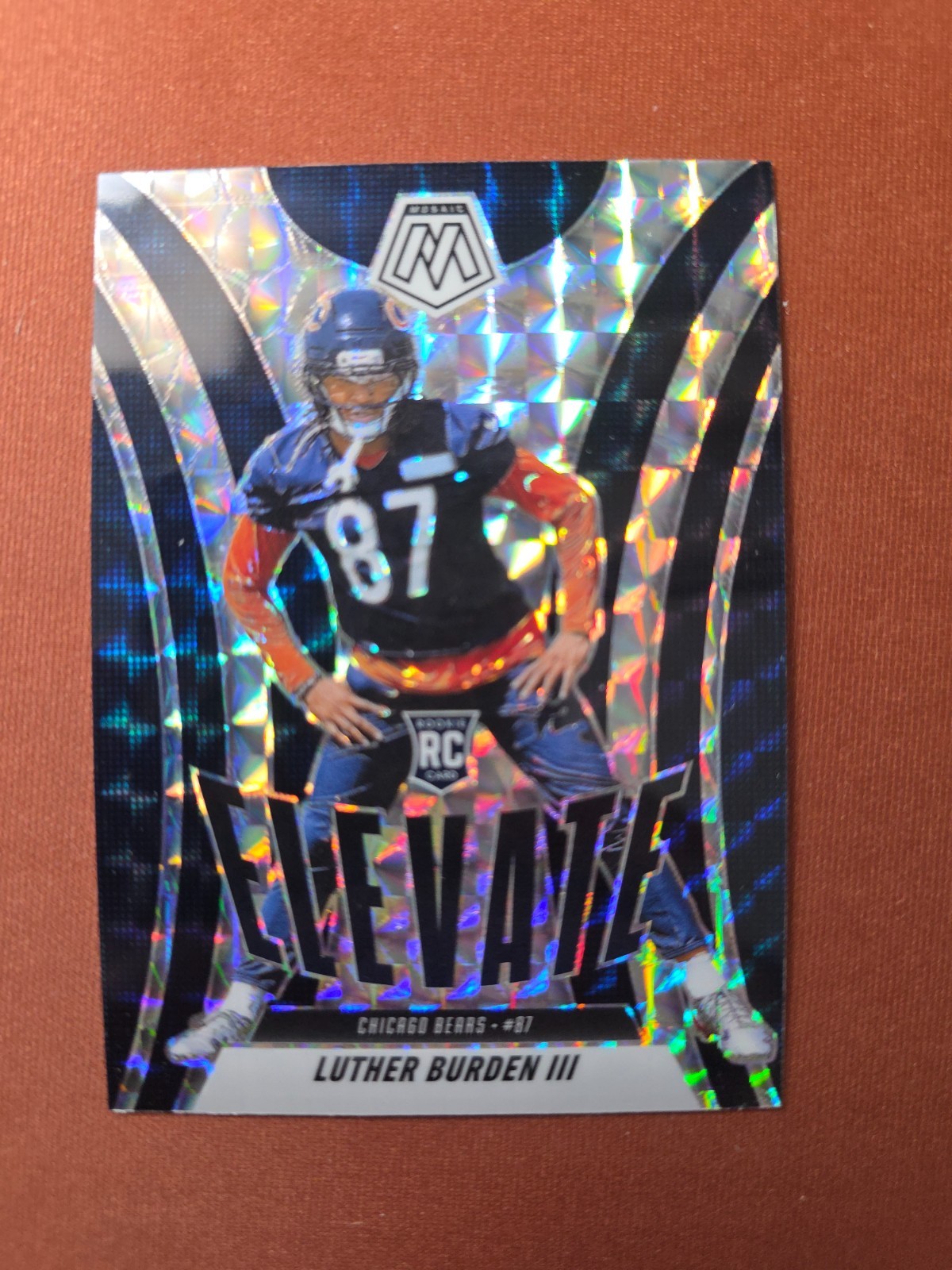2025 Panini Mosaic #7 Luther Burden III RC ELEVATE SILVER MOSAIC