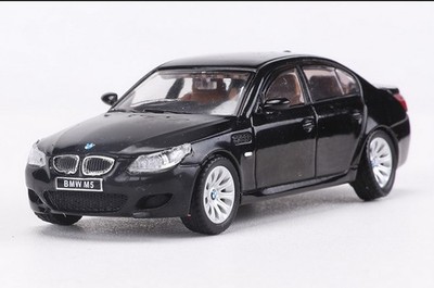 SHADOW 1/64 Scale BMW M5 E60 Black Diecast Car Model Toy