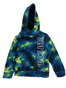 Nike Boys' Virtual Cloud AOP Hoodie in Blue sz 4-5