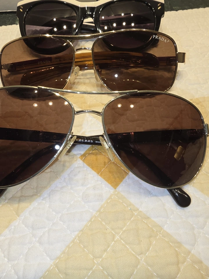 Много солнцезащитных очков 1prada burberry 1Moss б/у - Изображение 2 из 4