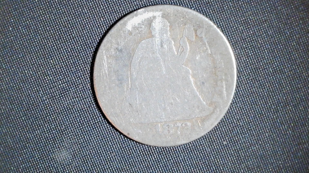 1875 年坐姿自由女神硬币(1837-1891) | eBay