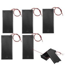 Plastic 18650 Battery Storage Case 2 Slots x 3.7V for 2x18650 Batteries Holde...