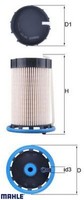 Mahle KX592 Kraftstofffilter Kraftstoffilter FüR Audi FüR VW
