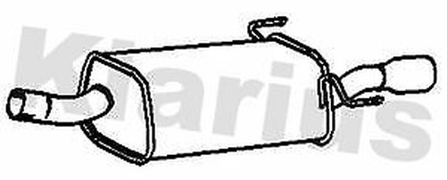 Klarius GM651V Auspufftopf Hinten Astra 1.98CDTI Diesel-Partikelfilter 04-10-image