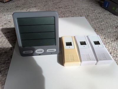 TFA Dostmann digitales Hygrometer / Luftfeuchtigkeitsmesser 4-fach