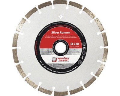 Diamanttrennscheibe Profitech Diamant Silver Runner Ø 115x22,23 mm
