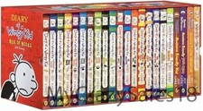 Jeff Kinney Diary Of A Wimpy Kid 1-24 Books B...