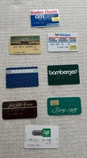 Lot of 8Vintage Credit Cards From 1984  And Up, Nice Cond Some Wear as Per Pic