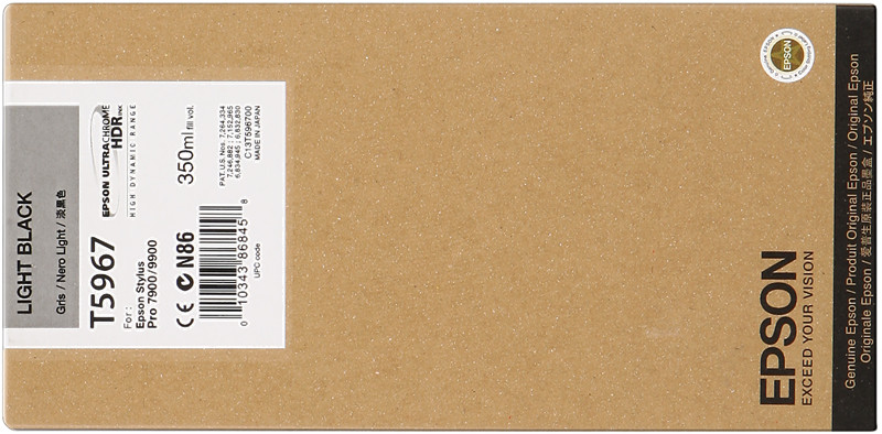 Epson T5967 gris cartouche C13T596700 pour l'excellence de vos tirages d'art